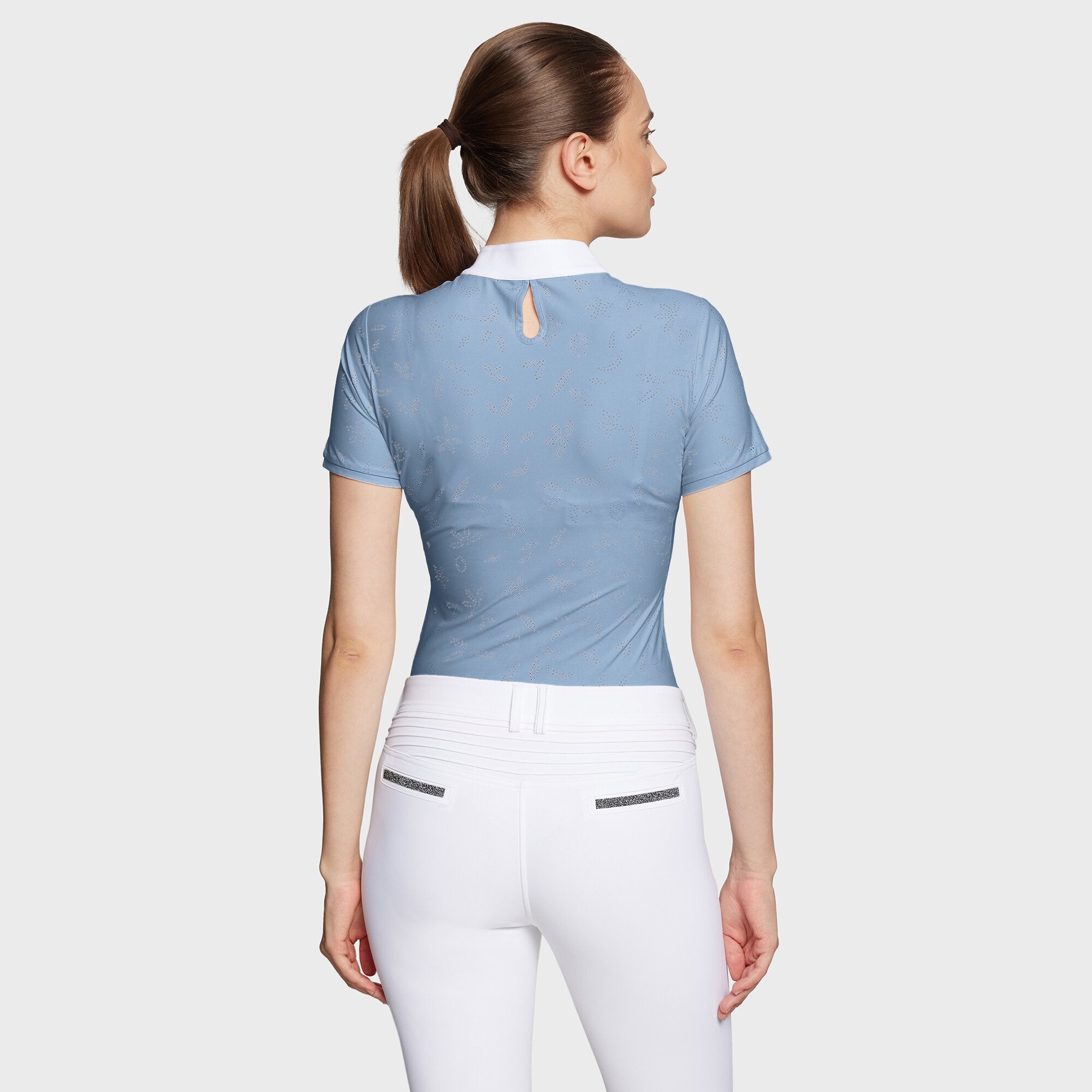 Samshield Wedstrijdshirt Korte Mouwen Dames Aloise Air Cashmere Blue