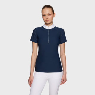 Samshield Competition Shirt Short Sleeves Women Aloise Air Cashmere Blue