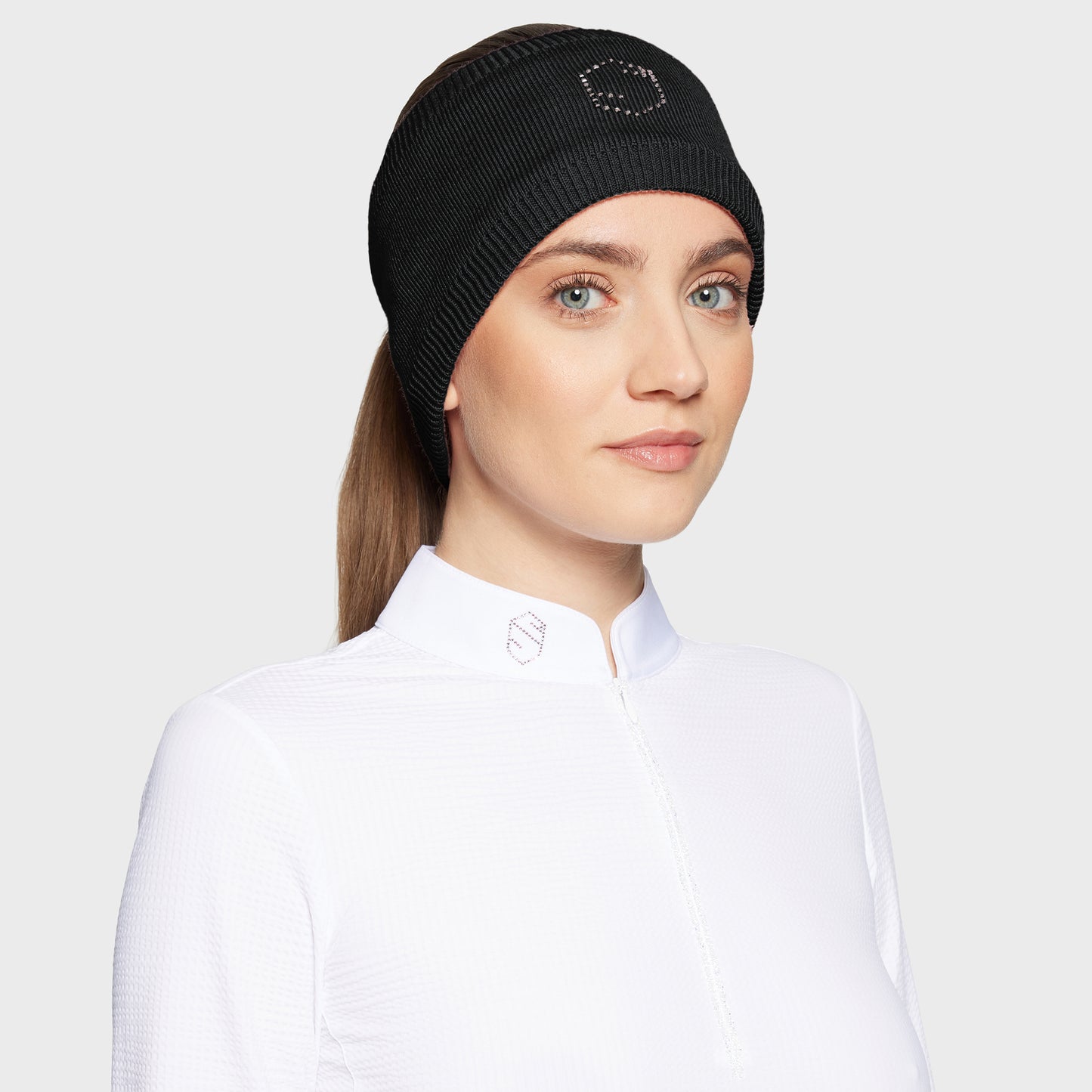 Samshield Headband Amalie Crystal Square Black