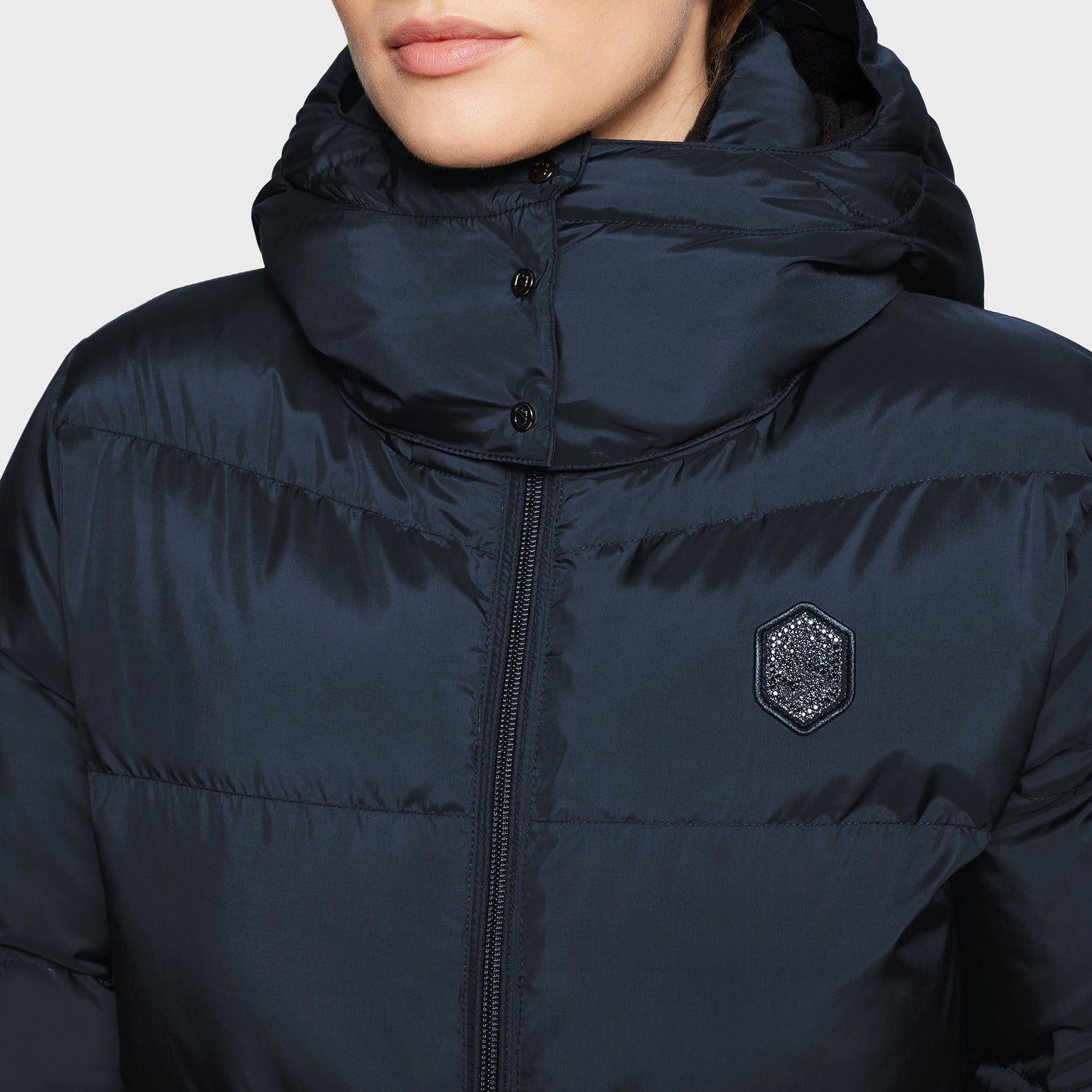 Samshield Down Bomber Jacket Ladies Billie Navy