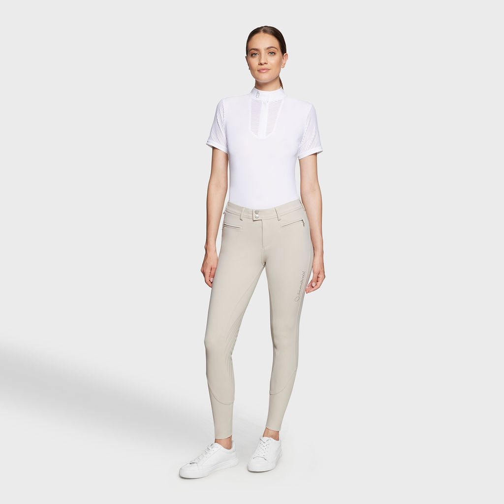 Samshield Riding Breeches Knee Grip Ladies Adèle Beige