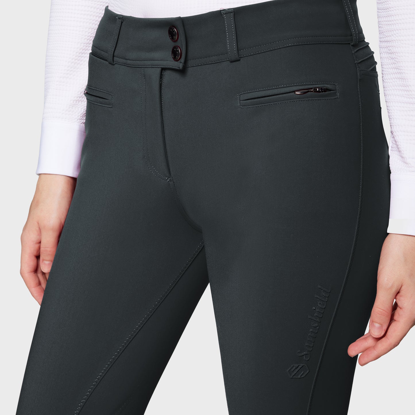 Samshield Riding Breeches Knee Grip Ladies Chloe Moonless Night