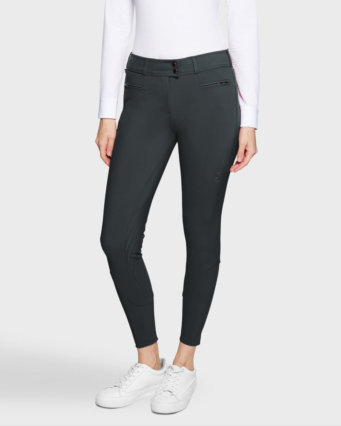 Samshield Riding Breeches Knee Grip Ladies Chloe Moonless Night