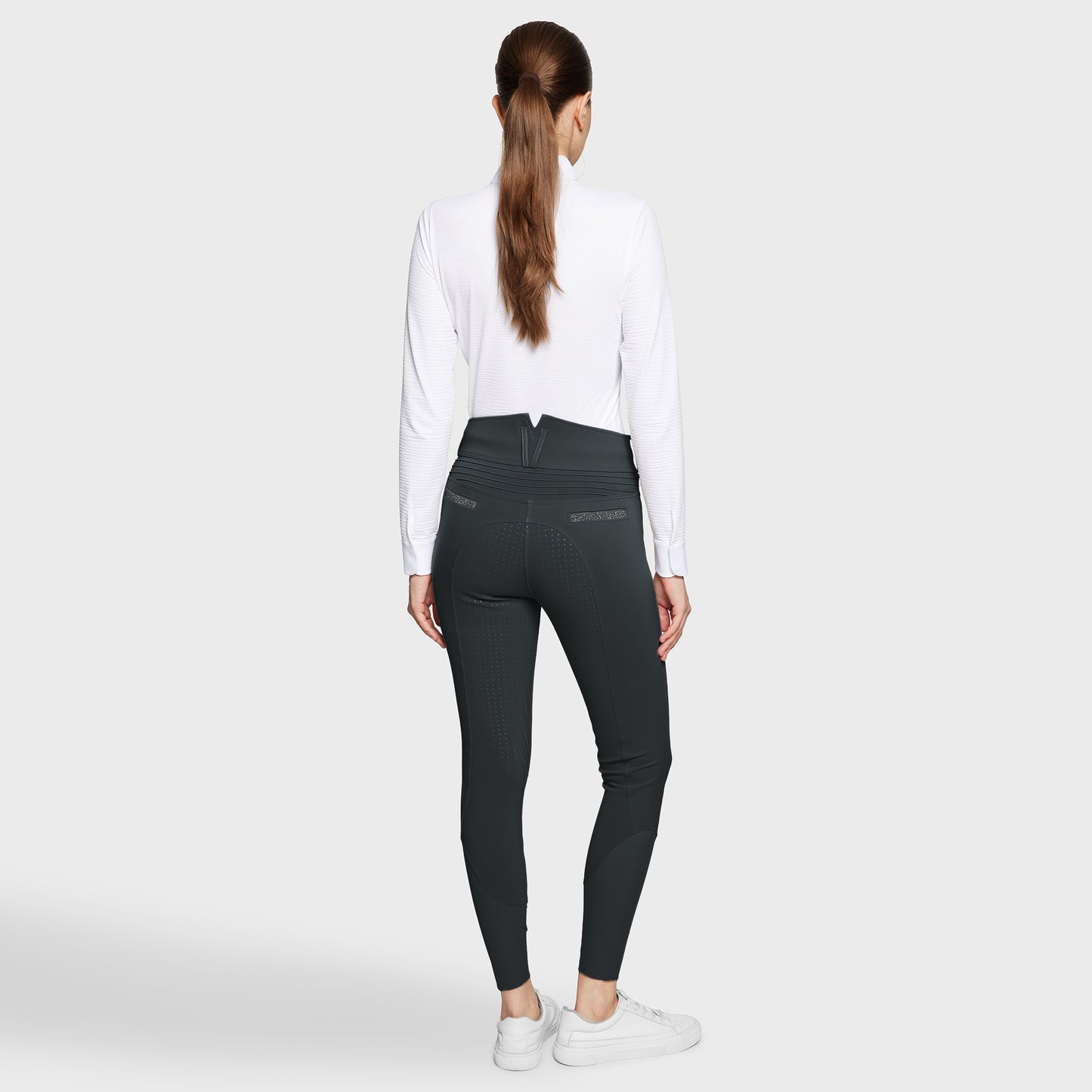 Samshield Riding Breeches Full Grip Ladies Claranova Ultra High Waist Moonless Night