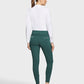 Samshield Riding Breeches Full Grip Ladies Clara Premium High Waist Posy Green