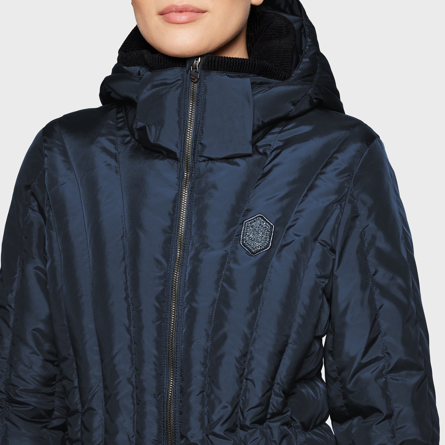 Samshield Down Jacket Ladies Courchevel Navy