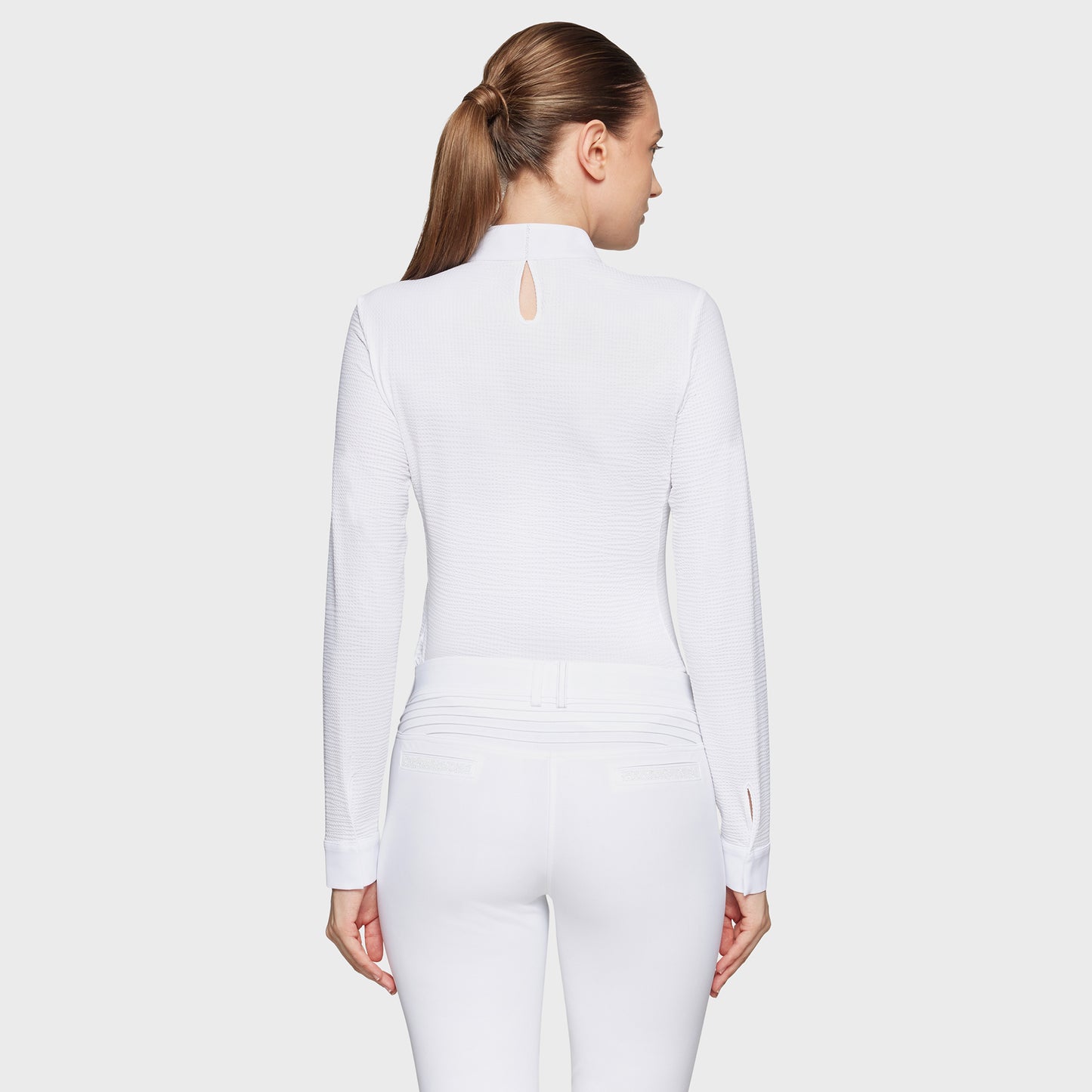 Samshield Competition Shirt Long Sleeves Women Louisella Honeycomb White