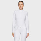 Samshield Wedstrijdshirt Lange Mouwen Dames Louisella Honeycomb Wit