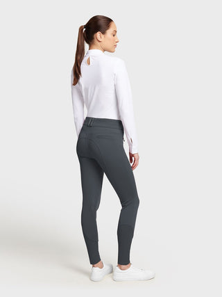 Samshield Riding Breeches Knee Grip Ladies Margaux Winter Dark Shadow