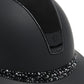 Samshield 2.0 Miss Shield shadowmatt riding helmet Black Matt 300 crystals Black