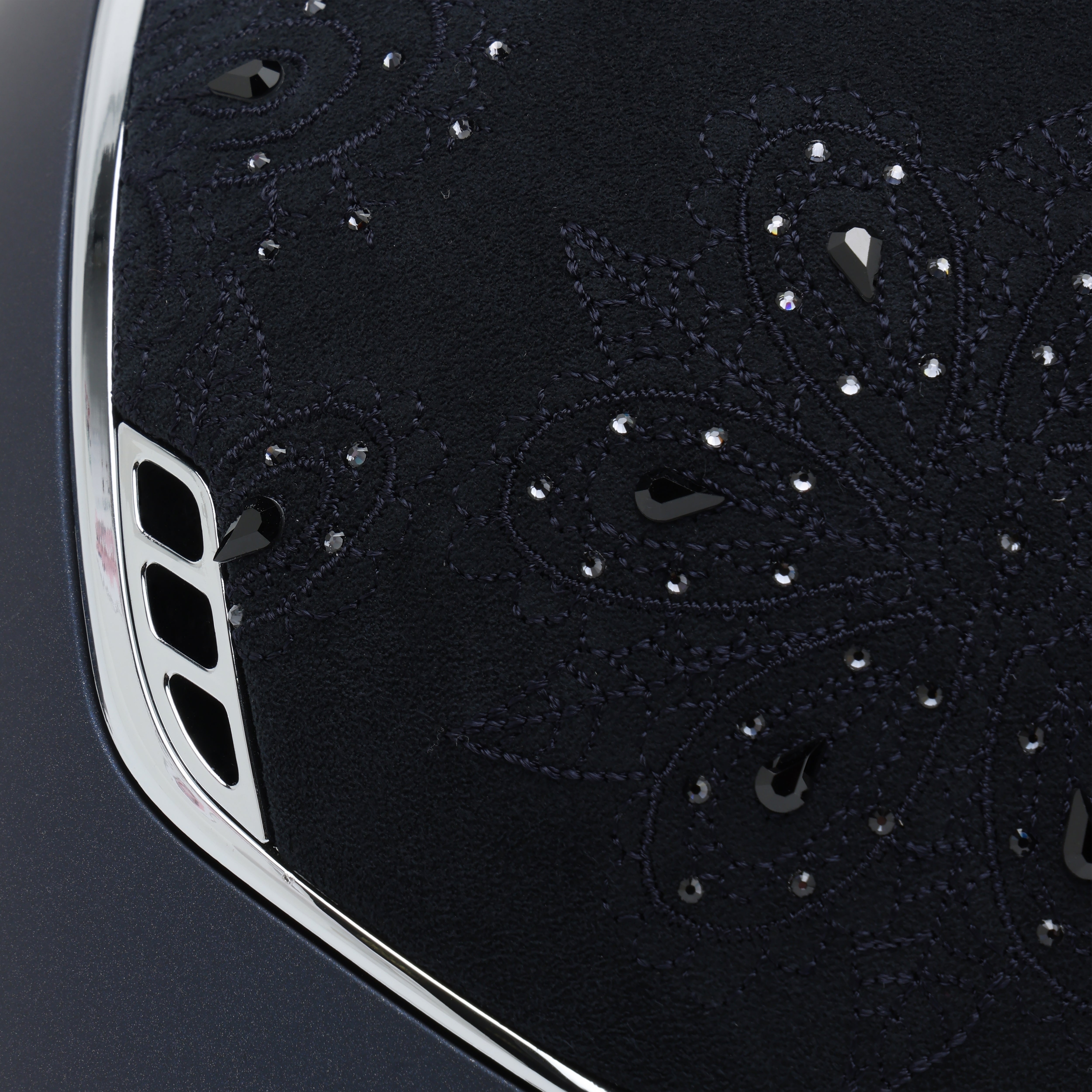 Samshield 2.0 Paardrijhelm Miss Shield Shadowmatt Crystal Bloom Navy