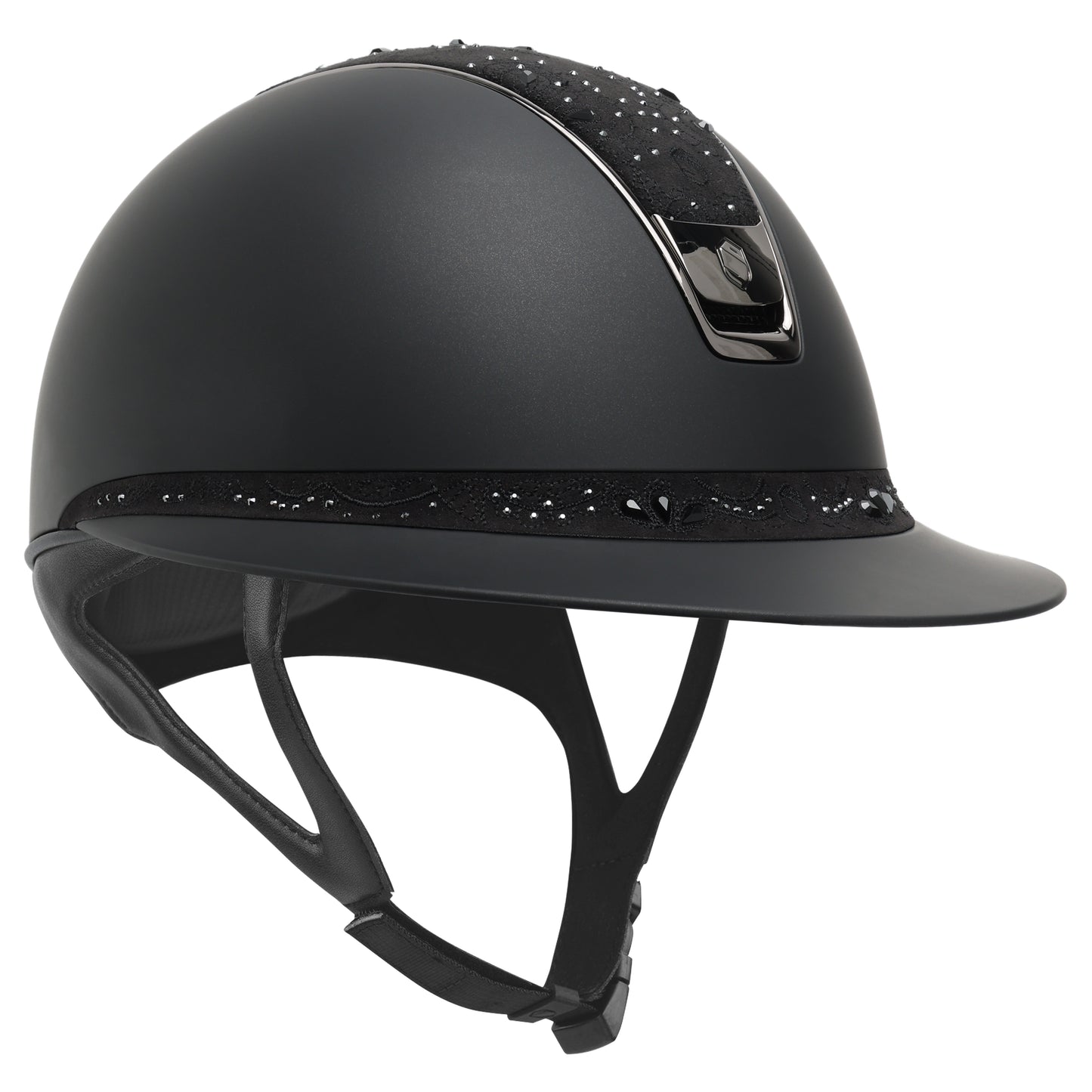 Samshield 2.0 Miss Shield shadowmatt riding helmet Crystal Bloom Black