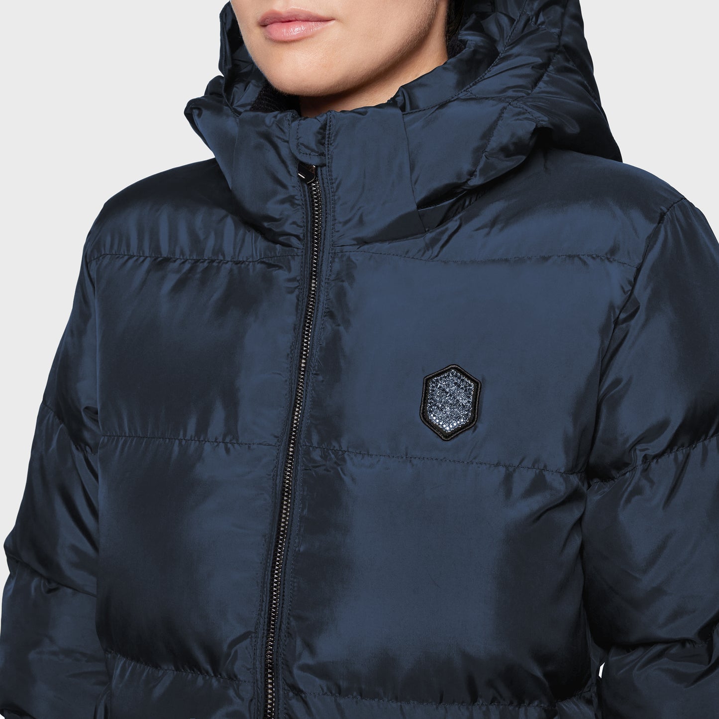 Samshield Down Jacket Long Ladies Sierra Navy