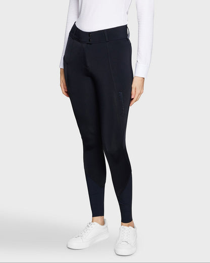 Samshield Riding Breeches Knee Grip Ladies Tamara Winter Navy