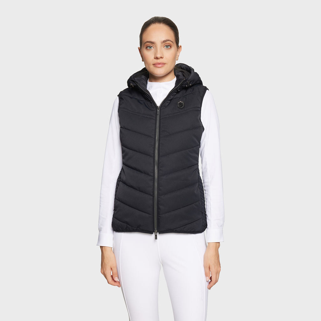 Samshield quilted vest women Val D' Isere Black