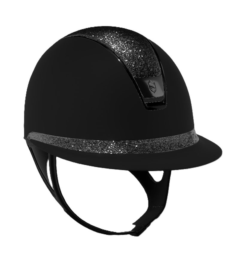 Samshield 2.0 Paardrijhelm Miss Shield Shadowmatt Ultra Fine Rock Zwart Zwart