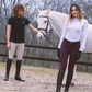 EGO7 Jumping EJ riding breeches ladies knee grip Bordeaux
