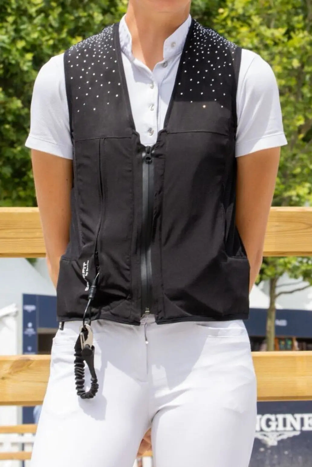 Seaver SAFEFIT airbag vest Crystal Rain Black