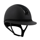 Samshield 2.0 Paardrijhelm Miss Shield Shadowmatt Alcantara Top Tiara FB Zwart Zwart