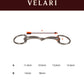 Velari Eggbutt Snaffle Single Jointed Sweet Copper 14 mm