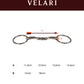 Velari Loose Ring Snaffle Double Jointed Sweet Copper 14 mm