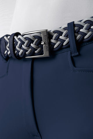 Equiline elastic braided belt Egri Navy