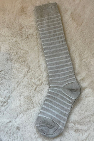 Animo horse riding socks Timpy Silver