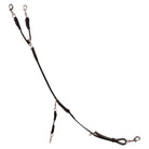 TRUST Training Rein Tyron met elastiek bruin-zilver Full