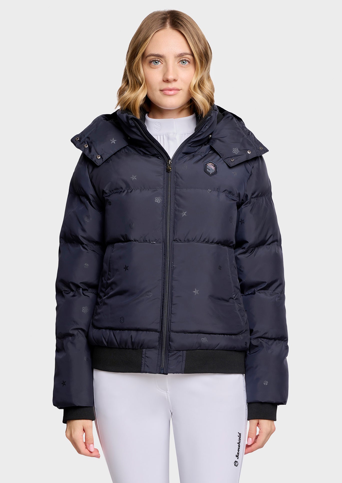 Samshield Women's Bomber Jacket Billie Emblem Edition Navy