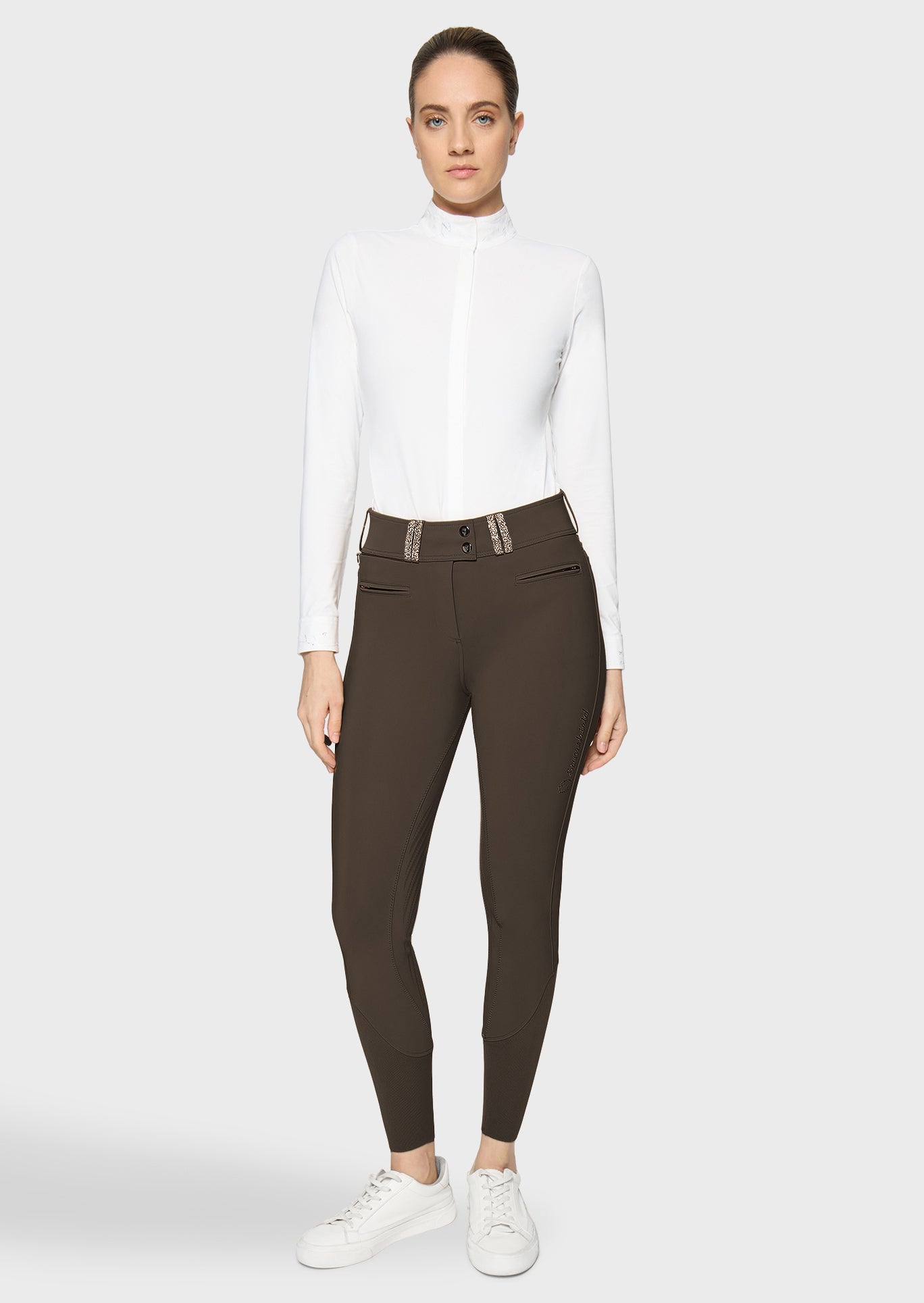 Samshield Breeches Full Grip Women Claranova Extra High Waist Mocha
