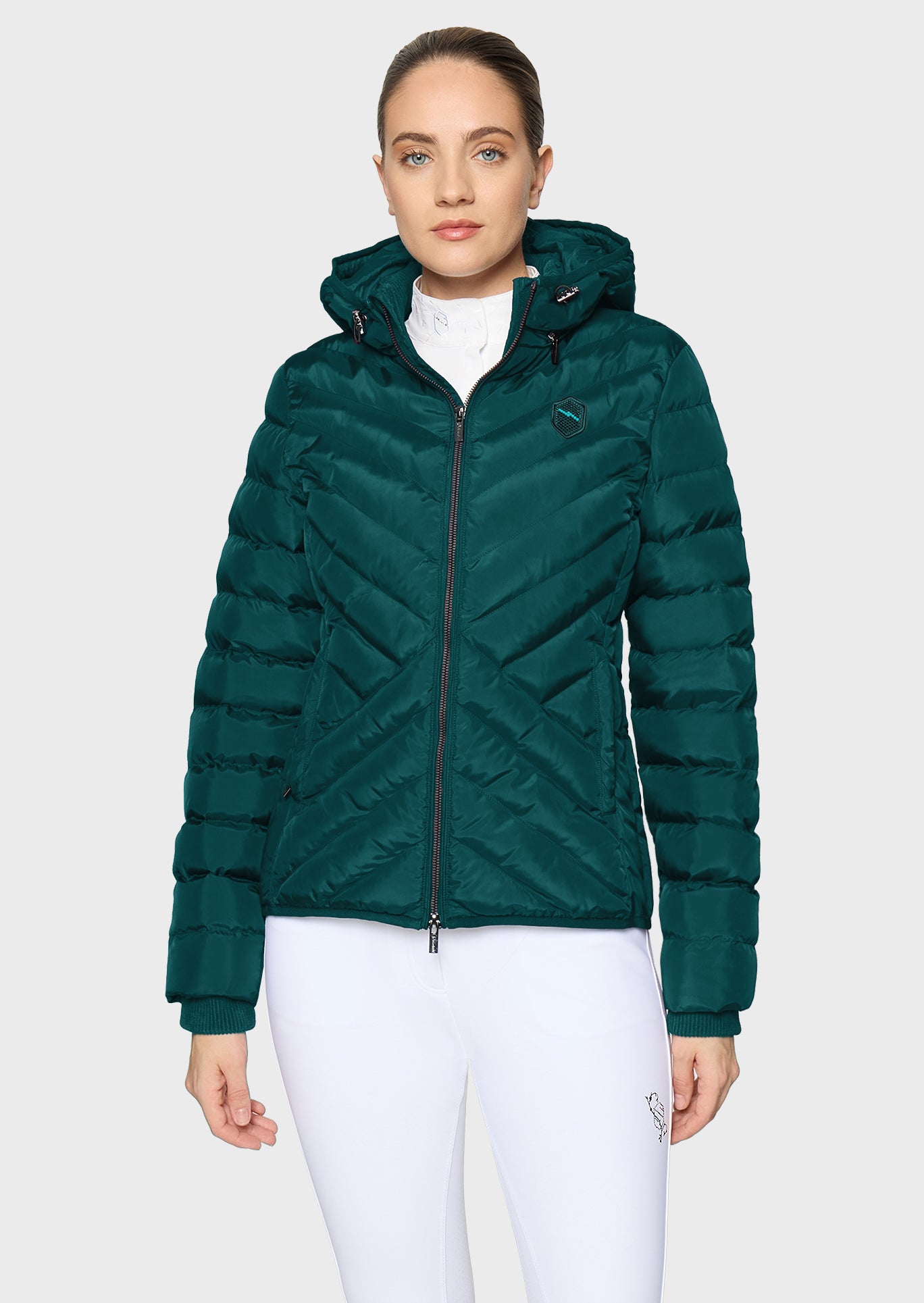 Samshield Puffer Jacket Women Courchevel Hunter Green