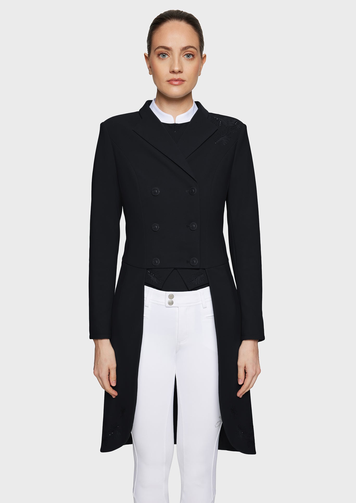 Samshield slipjas wedstrijdjasje Dames Crystal Ferna Zwart Zwart