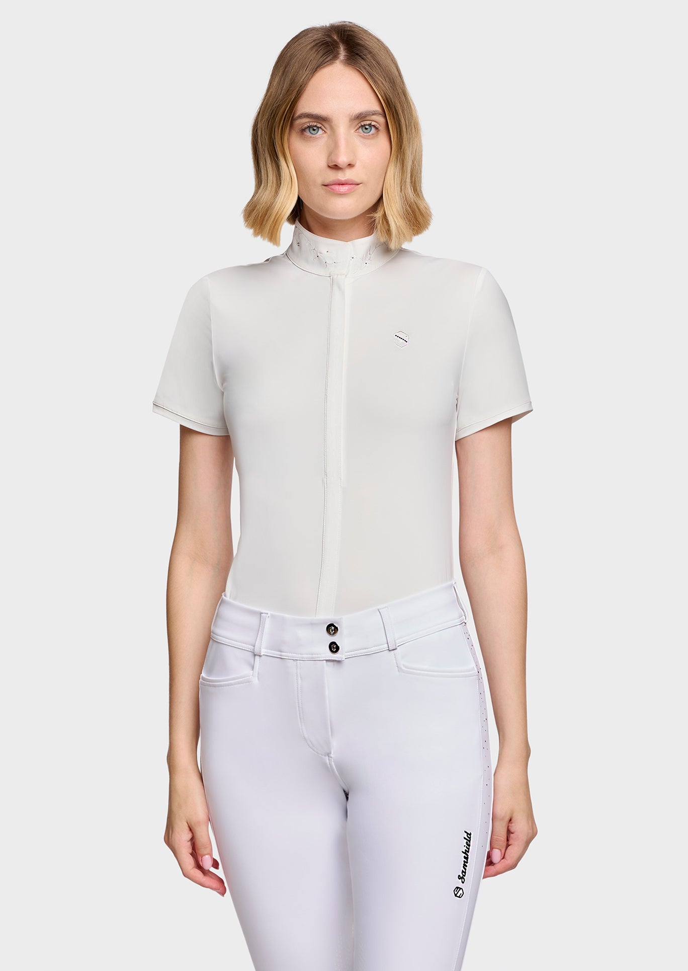 Samshield Show Shirt Short Sleeve Women Rosaline White
