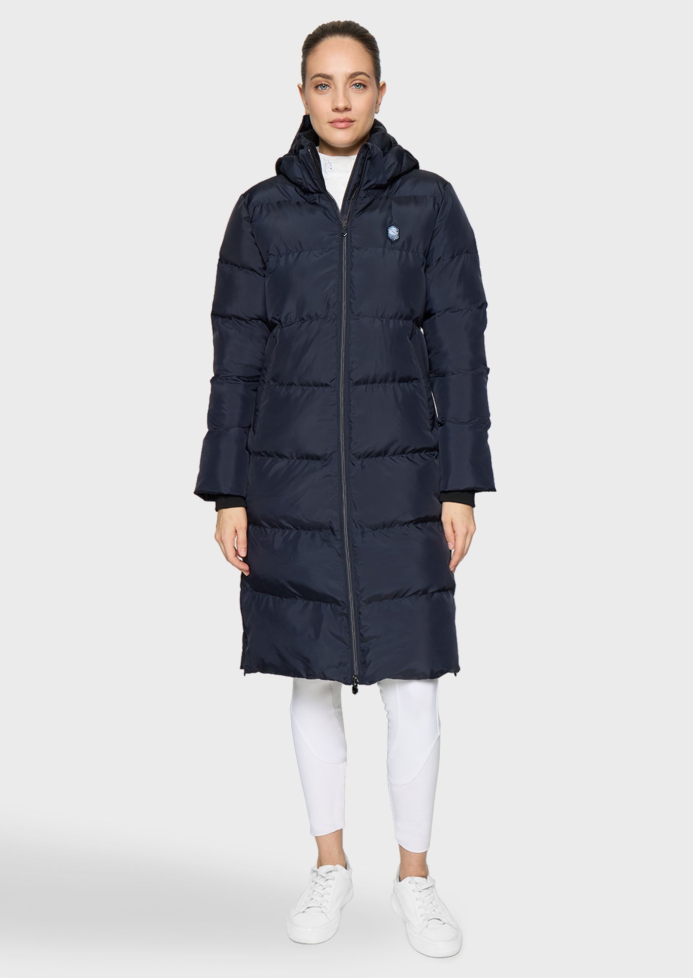 Samshield Gewatteerde Lange Jas Dames Sierra Navy Navy
