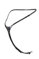 TRUST Verona Yoke martingaal zilveren gespen Zwart Zwart