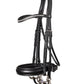 TRUST Wellington Double Bridle black padded Black