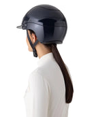 Equiline Paardrijhelm Xanto Sun Visor Gloss Strass Zwart