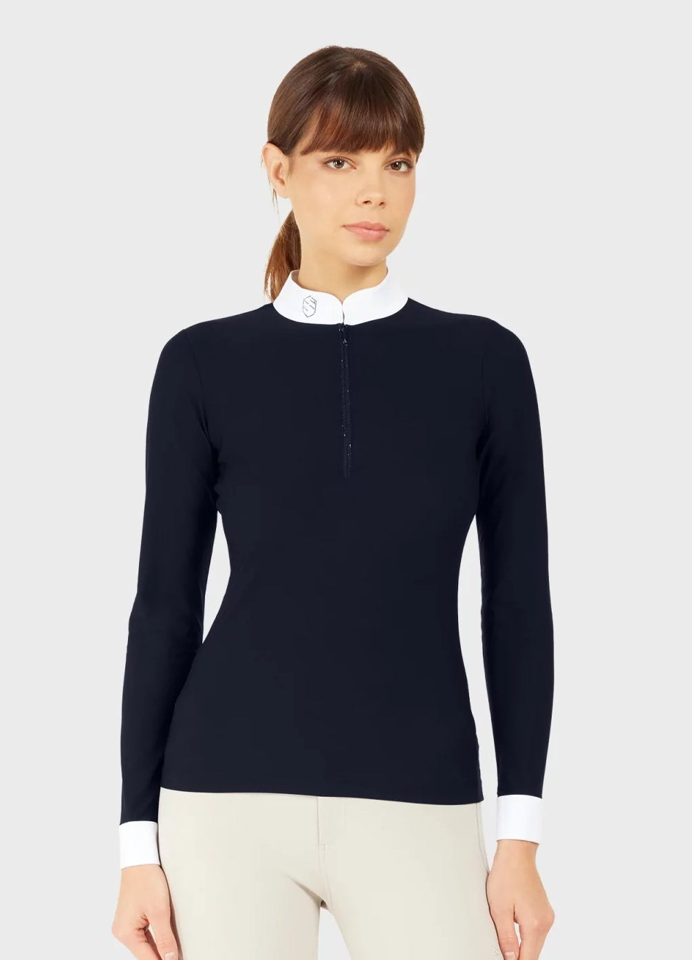 Samshield Competition Shirt Long Sleeves Ladies Aloise Navy