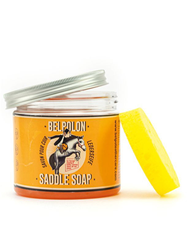 Belpolon Saddle soap with sponge 500ml