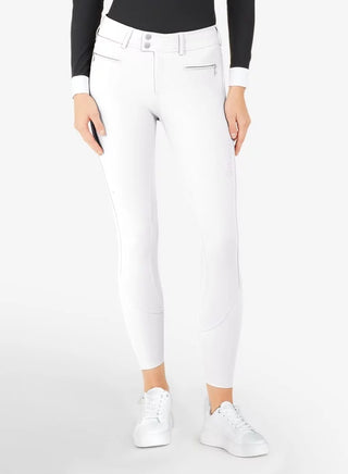 Samshield Riding Breeches Knee Grip Ladies Chloe White