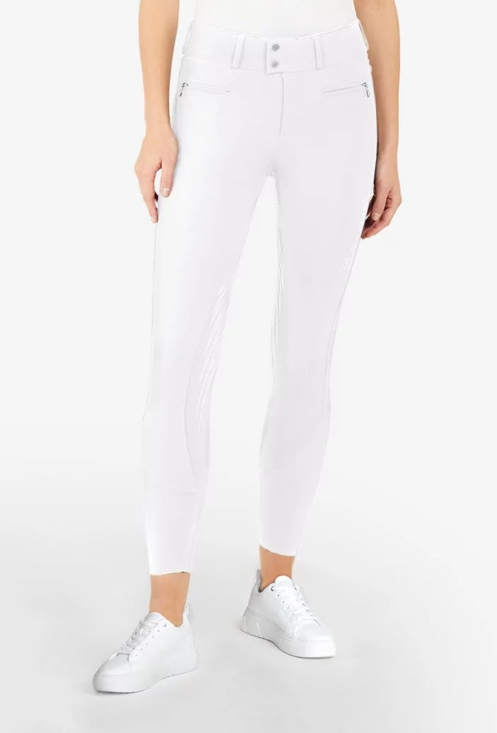 Samshield Riding Breeches Full Grip Ladies Clara High Waist White