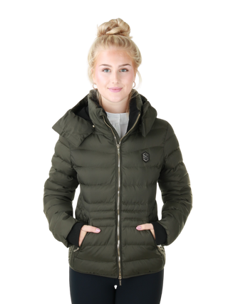 Samshield Down Jacket Ladies Courchevel Avocado Metal Eclipse