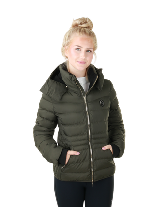 Samshield Down Jacket Ladies Courchevel Avocado Metal Eclipse