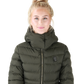 Samshield Down Jacket Ladies Courchevel Avocado Metal Eclipse