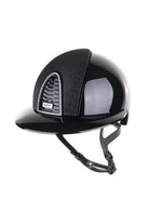 Kep Italia Paardrijhelm Cromo 2.0 Polish Polo Klep Zwart Swarovski Frame Galassia insert Zwart