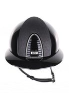 Kep Italia Paardrijhelm Cromo 2.0 Polish Polo Klep Zwart Swarovski Frame Star insert