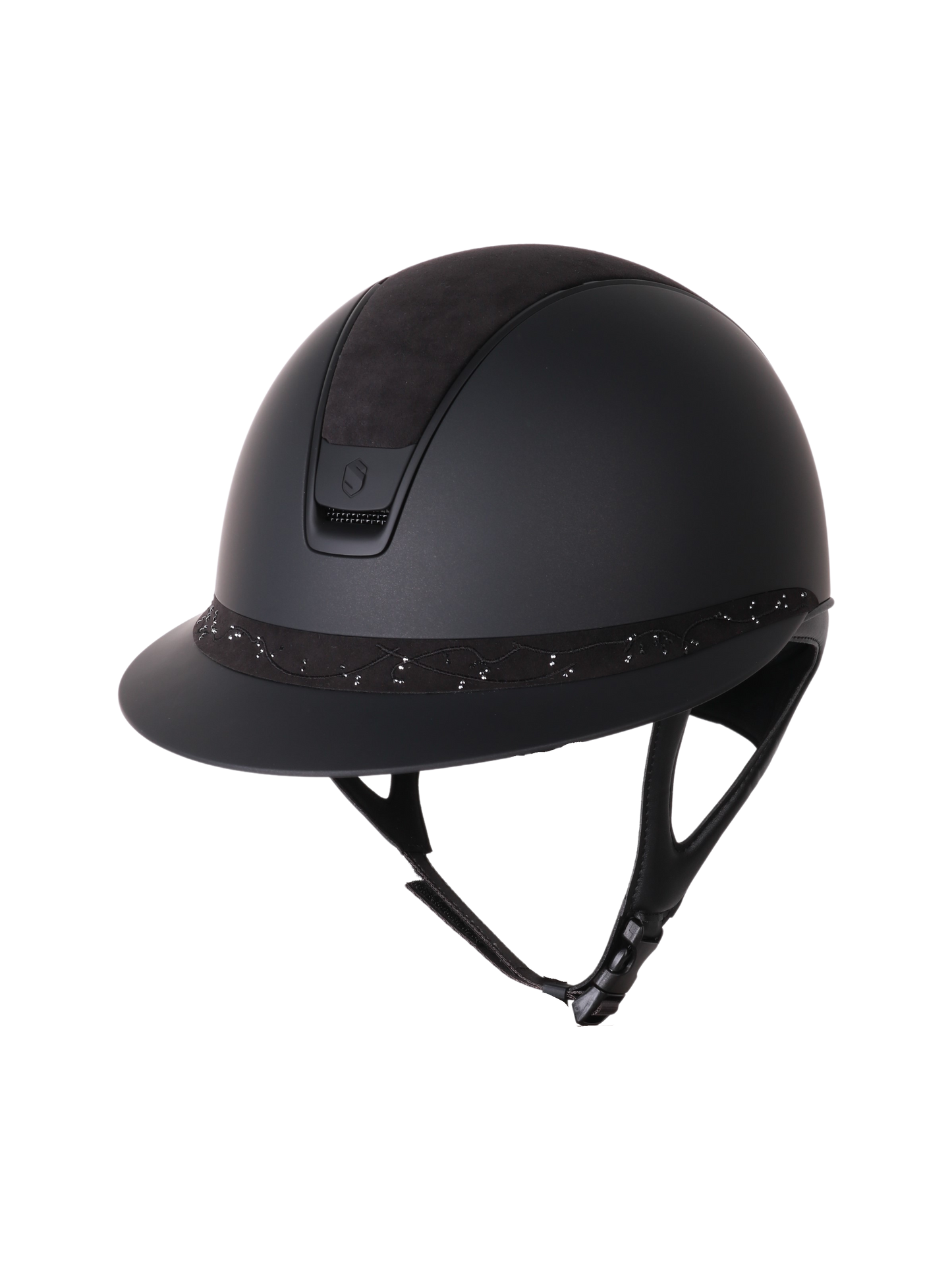 Samshield 2.0 Miss Shield shadowmatt riding helmet Crystal Leaf FB Black