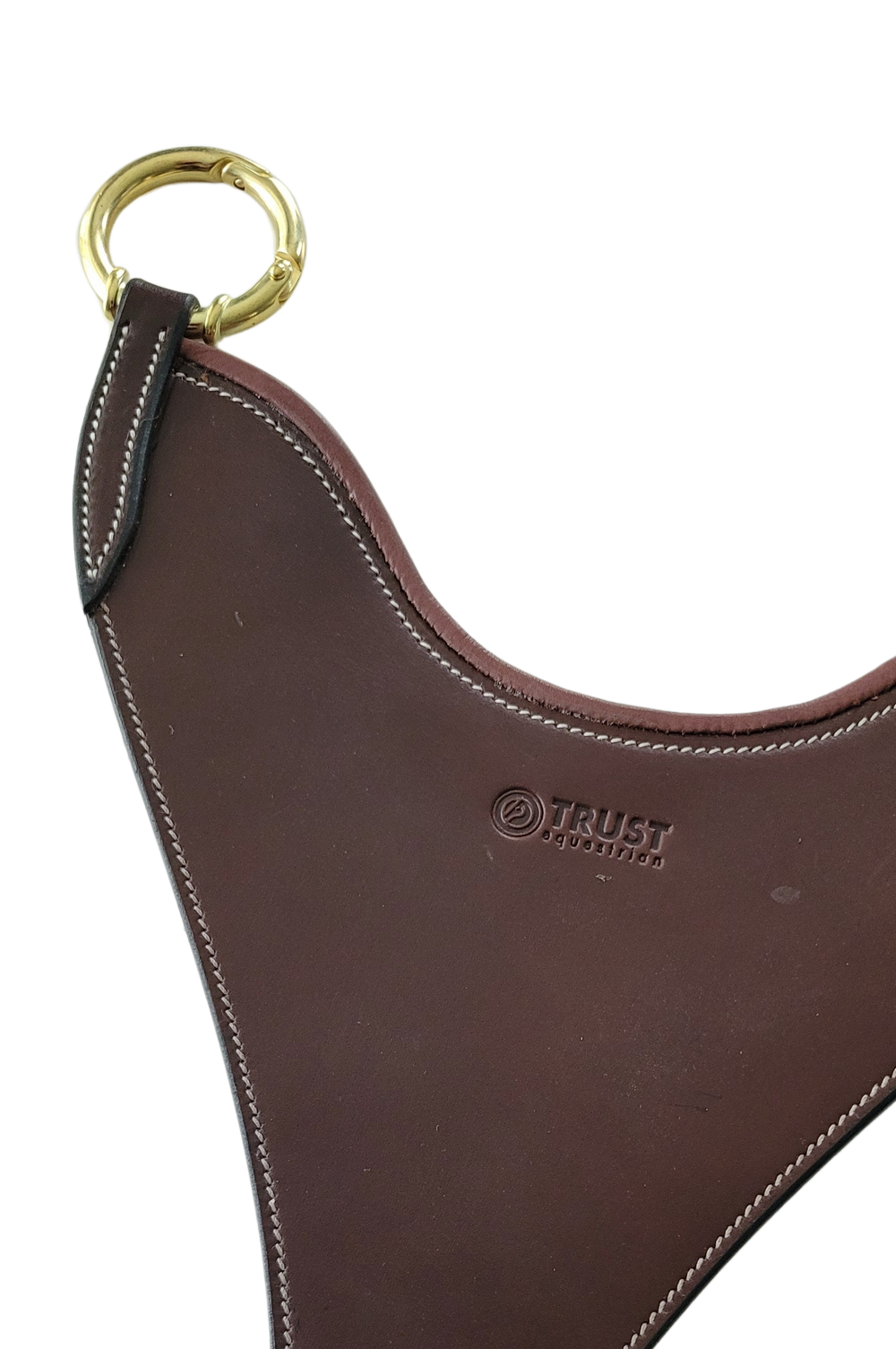 TRUST Stockholm closed martingale attachment Hard BIB golden buckles Brown