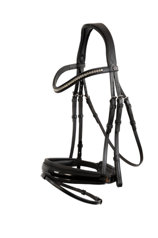 TRUST bridle Vancouver black padded Black