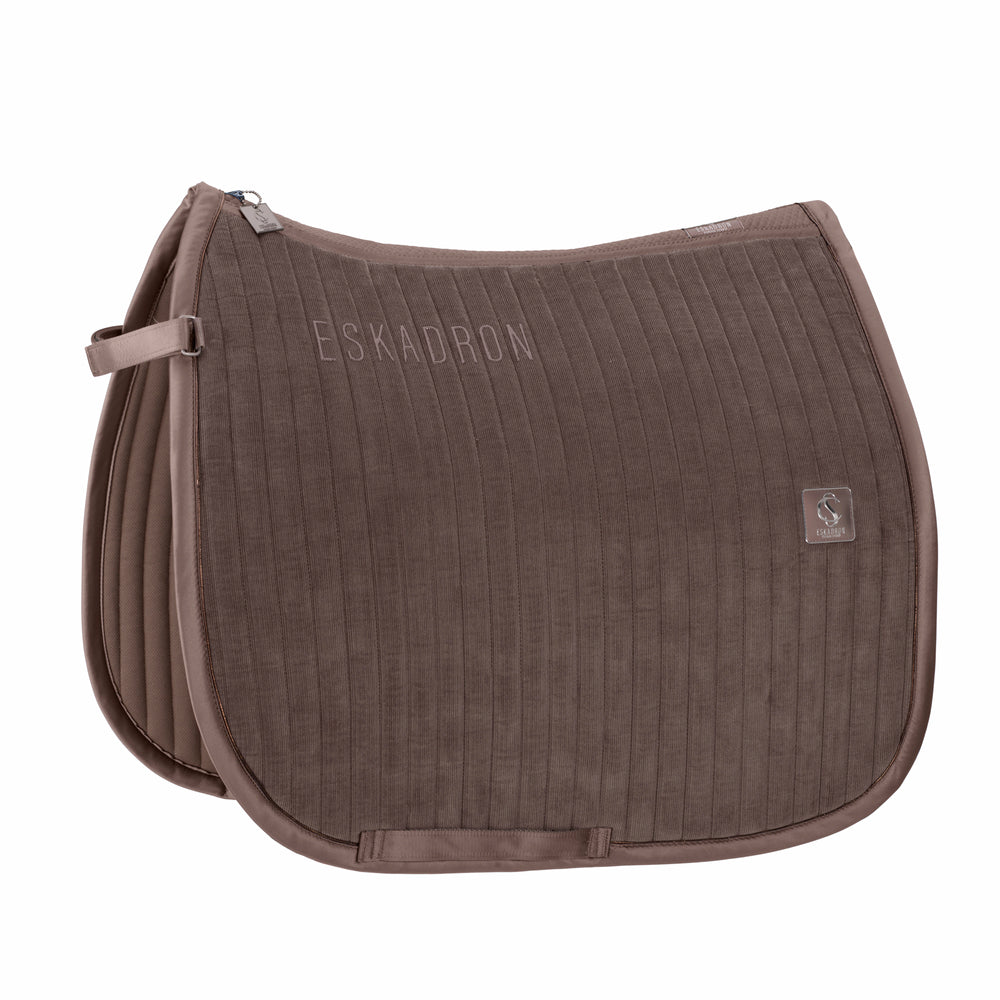 Eskadron Classic Sports 24SS saddlecloth Cord Emblem dressage smoke taupe